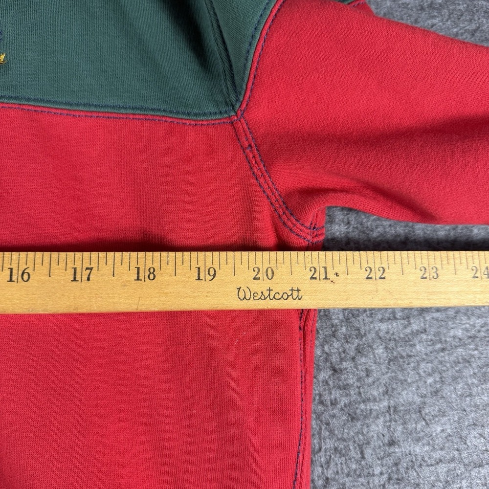 Vintage Chaps Ralph Lauren Color block Crewneck Sweatshirt Mens SZ M 90's Retro - Picture 3 of 6